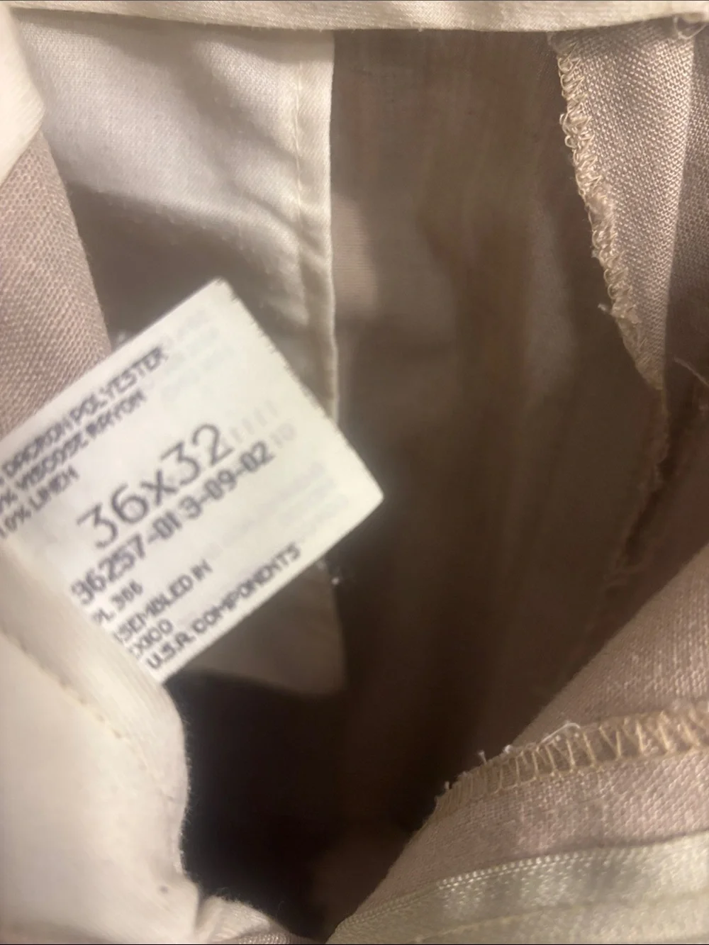 Haggar Light Beige Men's Two-Piece Suit